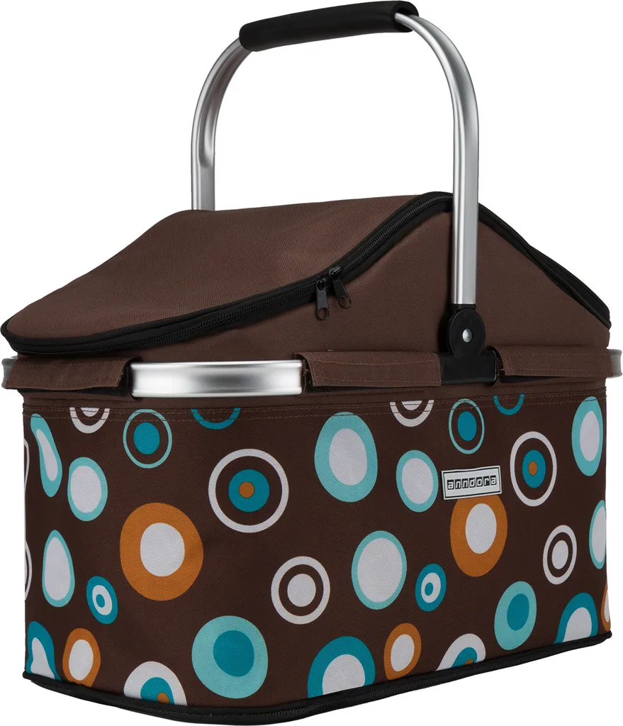 Kühlkorb 25 Liter Braun Hellblau - Dunkelbraun 3 Kühlkorb 25 Liter Braun Hellblau - Dunkelbraun