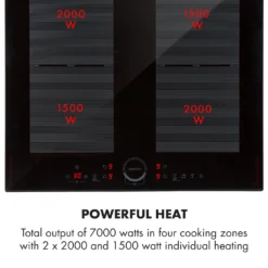 Delicatessa 60 Einbaukochfeld Induktion 4 Zonen 7000W Glaskeramik -Smart Kitchen Store f9e7ed000f832821d3b8941b9e2b8a17