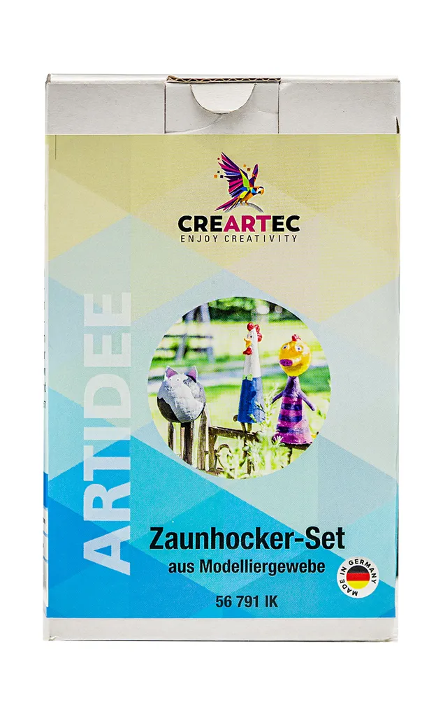 CREARTEC Bastelset Zaunhocker Aus Modelliergewebe - 6-teilig - 56791IK 3 CREARTEC Bastelset Zaunhocker Aus Modelliergewebe - 6-teilig - 56791IK