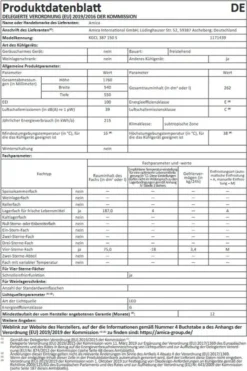 Amica - KGCL 387 150 S - Kühl-Gefrierkombination - Schwarze Edelstahloptik -Smart Kitchen Store fa784edf9368c376237003bff1ab6eec
