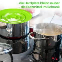 2x Oramics Überkochschutz Aus Silikon Für Töpfe Zwischen Ø 15-25 Cm – Topfdeckel Spritzschutz Überlaufschutz Verhindert überkochen Und Spritzen Von Flüssigkeiten Und Schütz Ihren Herd -Smart Kitchen Store fb66865ff4c3a6420bd42a9f764e0cc9