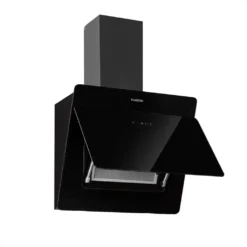 Klarstein Aurica 60 Dunstabzugshaube , Kopffrei , 60 Cm , Wandanbau , 165 W , Abluftleistung: 620 M³/h , 3 Stufen , LED: 2 X 1,5 W , Touch-Panel , 2-teiliger, Schwarzer Kamin , EEK: B , Sicherheitsglas , Schwarz -Smart Kitchen Store fbe3a878eac492fc86f49a0736ba0faf