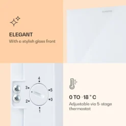 Klarstein Pluto 80L Gefrierschrank Im Klassischen Look , 4-Sterne , 80 Liter , 0 Bis -18 °C: Einstellbar Via 5-stufigem Thermostat -Smart Kitchen Store fcb813f6357c4d738113303a1531b3b3