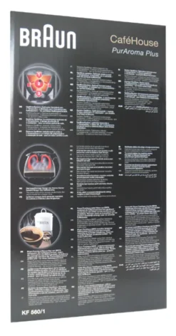BRAUN Kaffeemaschine KF 560/1 Schwarz -Smart Kitchen Store fcf2dc779fee12f79e88ee94188e5f74