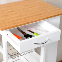 KESPER Küchenwagen, Weiß, 50x37 Cm, H: 87cm, 2577713 -Smart Kitchen Store fd5a886265baefed5d8e4b839ba01b78