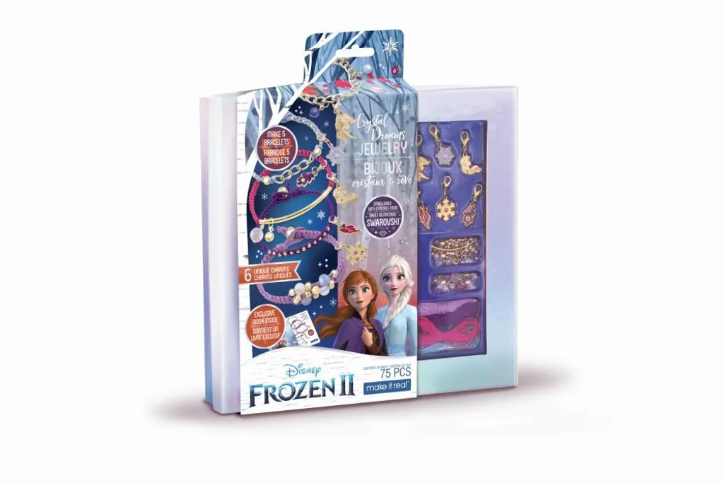 Make It Real Spielwaren Frozen II Kristall-Traum Schmuck Mit Swarovski-Kristallen Schmuck-Bastelsets Basteln & Kreativitätsspielzeug 4 Make It Real Spielwaren Frozen II Kristall-Traum Schmuck Mit Swarovski-Kristallen Schmuck-Bastelsets Basteln & Kreativitätsspielzeug – Bild 2