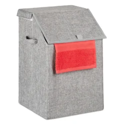 Relaxdays Faltbarer Wäschekorb