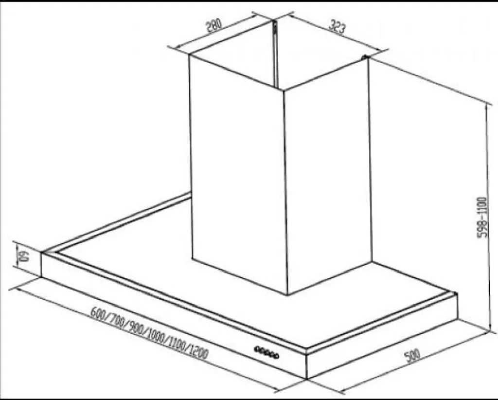 PKM Dunstabzugshaube Wandhaube Wandesse 8090GZ Touch Control Edelstahl 90cm 13 PKM Dunstabzugshaube Wandhaube Wandesse 8090GZ Touch Control Edelstahl 90cm – Bild 11