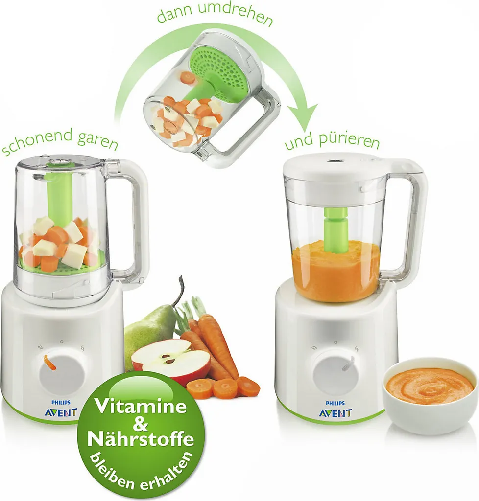 PHILIPS AVENT AVENT 2-in-1 Babynahrungszubereiter 6 PHILIPS AVENT AVENT 2-in-1 Babynahrungszubereiter – Bild 4