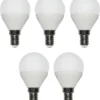5 X LED Glühlampe Glühbirne Tropfen Kugel E14 4W Ersatz Für 30W 320lm 2700K 230V